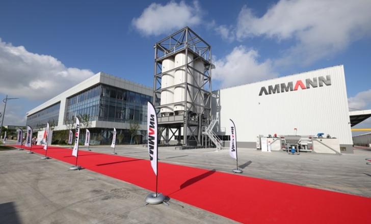 The new factory in Zhangjiagang is a major win for sustainability in China, noted Hans-Christian Schneider, chief executive of Ammann Group, during the ceremony (image courtesy Ammann)
