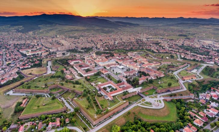 Green is the new colour for the medieval walled Romanian city of Alba Iulia (image © Calin Stan/Dreamstime)