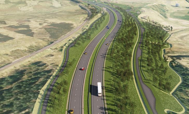 Dualling the A9 between Inverness and Perth has been on the Scottish government’s agenda since 2008 (image courtesy Transport Scotland)