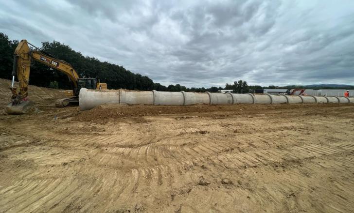 Part of early construction work has been creating passages that will be under the motorway for small wildlife to safely cross the highway area (image courtesy ATOSCA)
