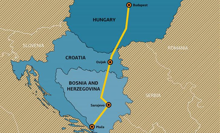 European Corridor 5c – the backbone of Bosnia’s social and economic prosperity (image courtesy of Motorways of the Federation of Bosnia and Herzegovina - JP Autoceste FBiH)