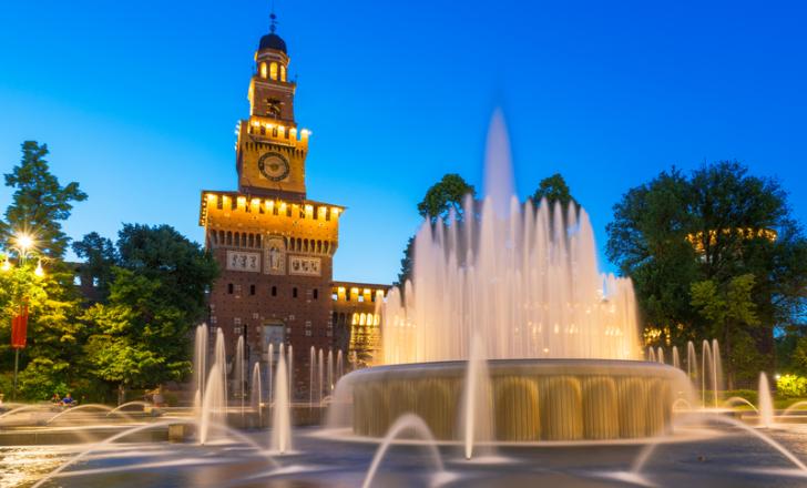 Castello Sforzesco, venue for cocktails and dinner for ASECAP Days 2024, in Milan, Italy (© Ekaterinabelova/Dreamstime)