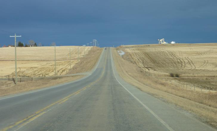 Alberta Transportation and Economic Corridors: in it for the long haul, near the town of Cochrane (image © David Arminas/World Highways)