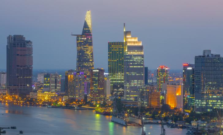 A new bridge in Ho Chi Minh City is one of several new infrastructure projects planned for Vietnam – image courtesy of © Tuanlags12064| Dreamstime.com