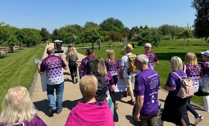 Now in its fourth year, the event had already raised nearly €165,000 (£140,000) for RoadPeace, the national charity for road crash victims, and created considerable public awareness around road harm (image courtesy RoadPeace)
