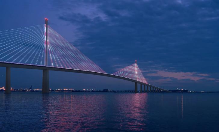 Proposed Baltimore Bridge, concept design (image courtesy WeBuild/Carlo Ratti Associati/Michel Virlogeux)