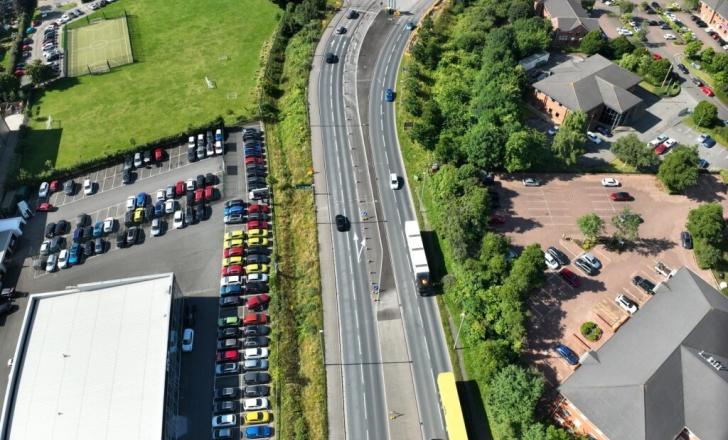 Road works are planned at Branston in Staffordshire