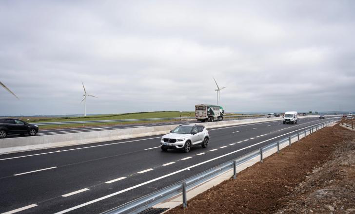 Costain has completed the major works for the A30 upgrade in Cornwall – image © courtesy of Costain