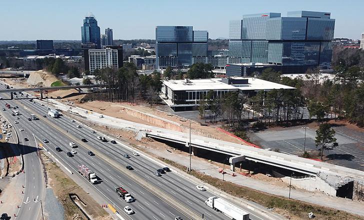 A major highway project for Atlanta, Geogia is close to completion – image courtesy of GDOT