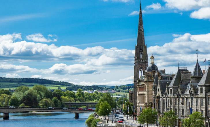 A new link road and bridge will improve transport connections for Perth in Scotland – image courtesy of © Mikael Males| Dreamstime.com