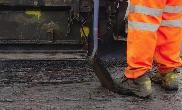 The Masterlayer surface is trafficable within an hour Masterlayer surface beying laid