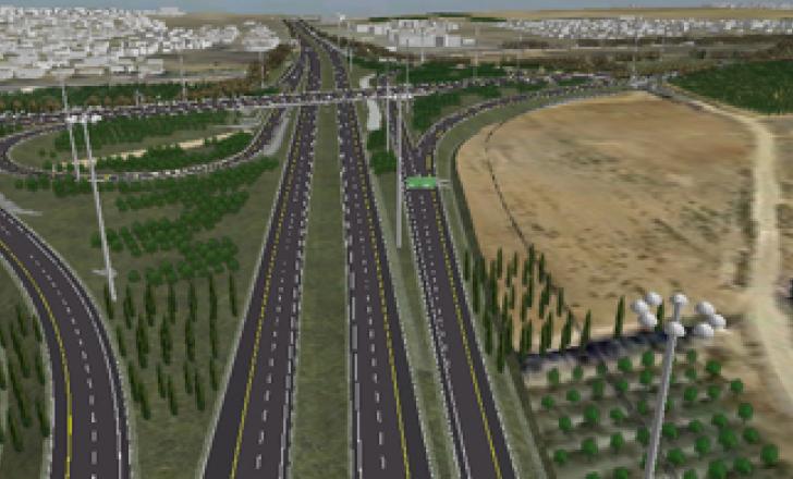 The new Dror Interchange in Israel will tackle one of the country's worst traffic congestion points. Dror Interchange Israel