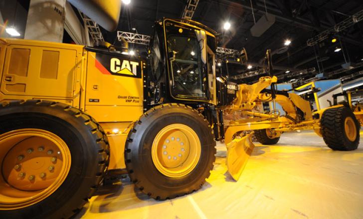 The new grade control package can be fitted in the factory to Caterpillar's latest graders, excavators dozers and scrapers Caterpillar Grader