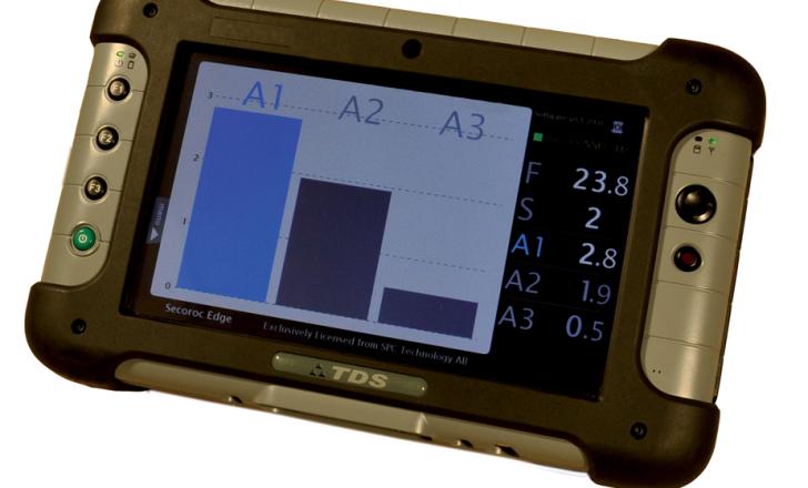 Atlas Copco’s Edge Drill Monitor shows the driller what is happening down the hole. Atlas Copco Edge Drill Monitor