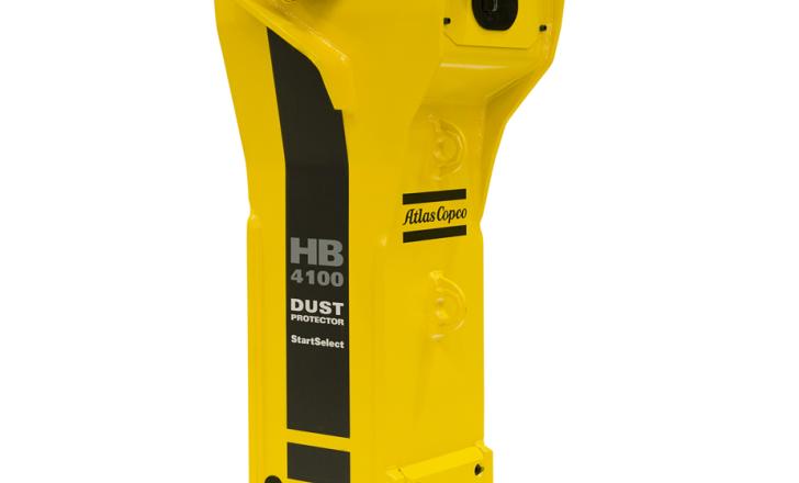 Atlas Copco’s HB 4100: lighter than its predecessor AtlasCopco HB4100
