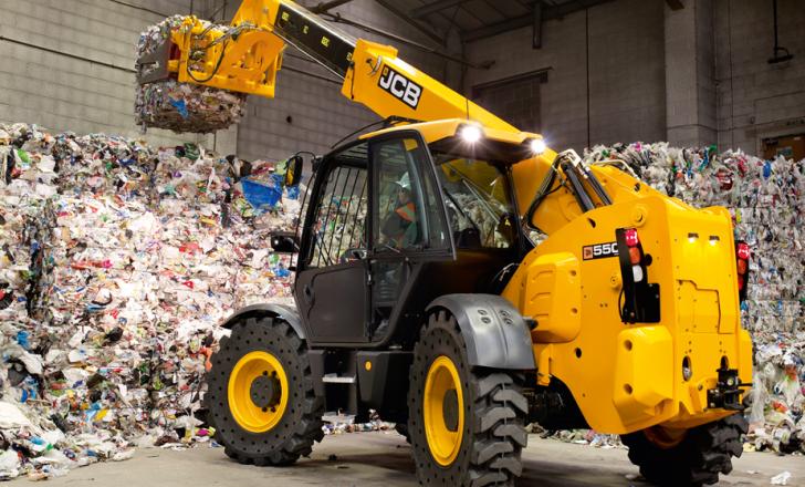 The high-capacity 550-80 is designed for heavy duty roles JCB 550-80
