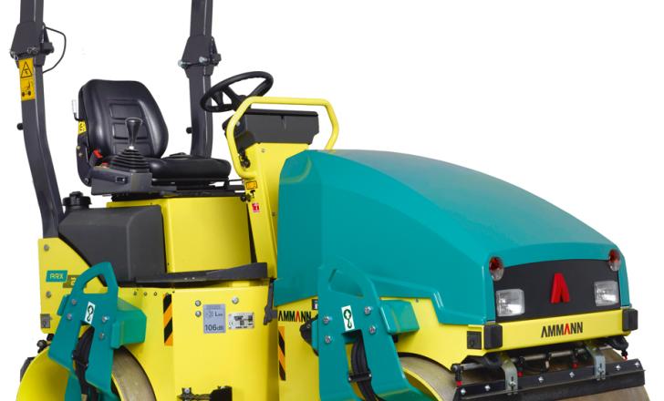 ARX series extends from 1.5-4.5tonnes Ammann Tandem roller