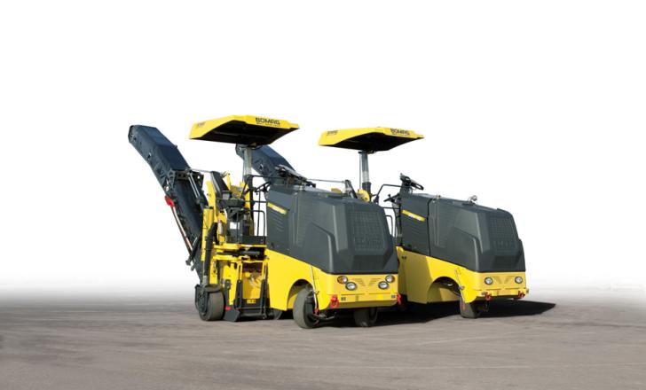 With 93kW, the BM 600/15 is said to have enough power to achieve a milling depth of 210mm Bomag BM 600/15 compact plane