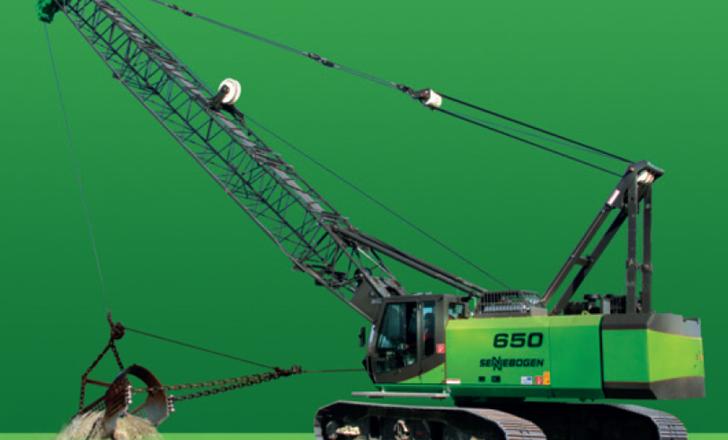 Sennebogen’s 650HD duty cycle crawler crane Sennebogen 650 HD