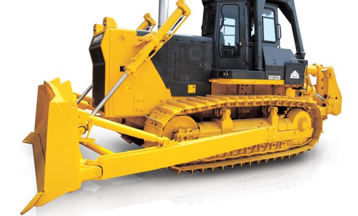 Shantui’s “Big Daddy” SD32 bulldozer is said to be a “monster” performer on heavy duty earth-moving jobs. Shantui SD32 bulldozer