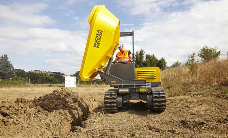 Wacker Neuson presents new ‘steering logic’ DT25 crawler-mounted dumper at INTERMAT 2012 Wacker Neuson DT25