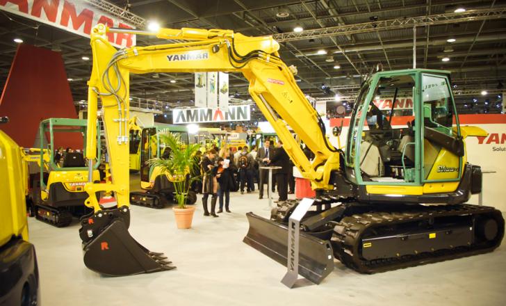 SV100-1 prototype uses a two-piece boom Yanmar SV100-1
