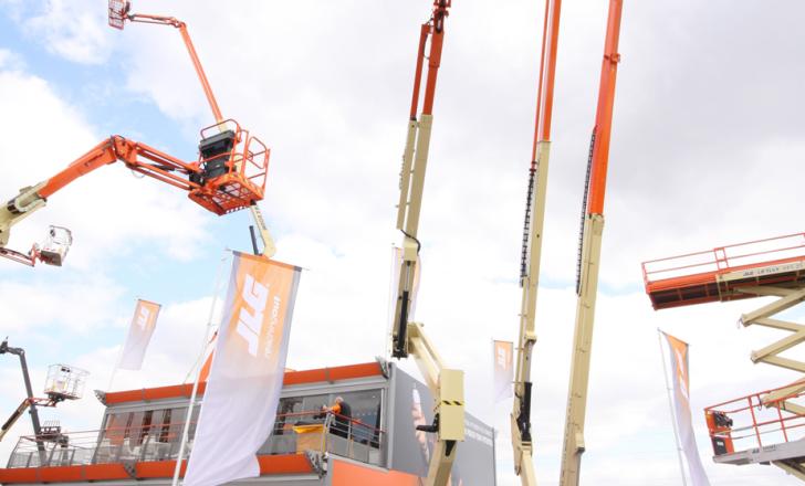 JLG's 510AJ Boom Lift LIVE at INTERMAT 2012 jlg 510AJ
