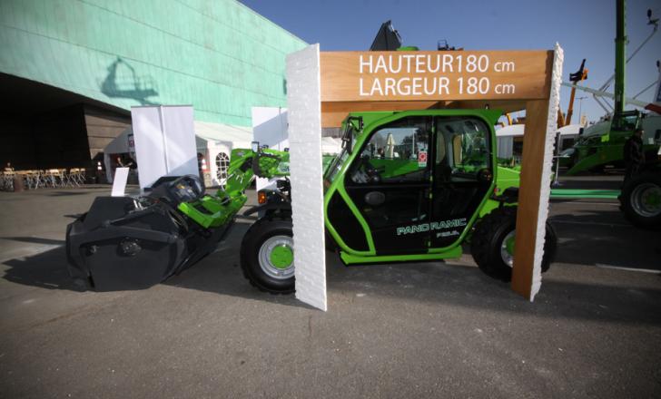 Merlo P25.6 SuperCompact telehandler at INTERMAT 2012 Merlo P25.6 SuperCompact telehandler