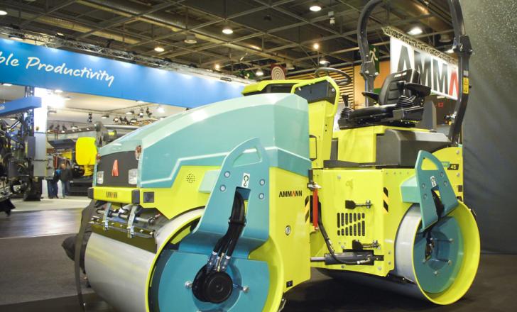 Ammann’s ARX range includes 13 new models, with an all-new 4.5tonne flagship model Ammann ARX Rollers