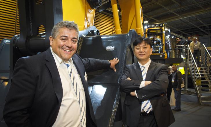Alain Worp and SW Kim looking in to the future Alain Worp and SW Kim of Hyundai
