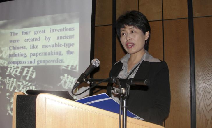 Helen Huang, general manager for Zoomlion’s construction hoist machinery branch spoke with the Daily News team Helen Huang Zoomlion