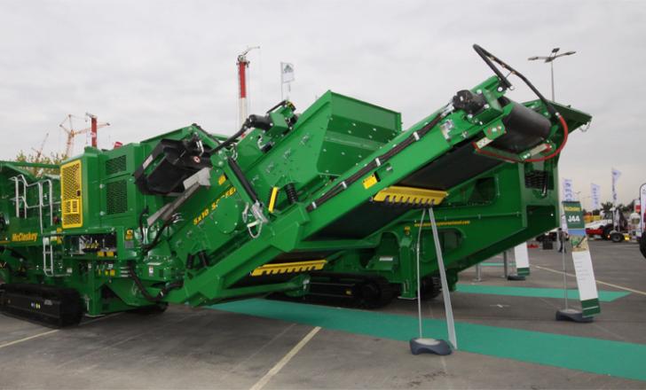 Recirculation reduces the requirement for a second crusher or screen MCcoskey i44r