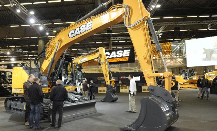 Case Construction Equipment CX235C SR short radius excavator LIVE at INTERMAT 2012 Case_CX235c SR