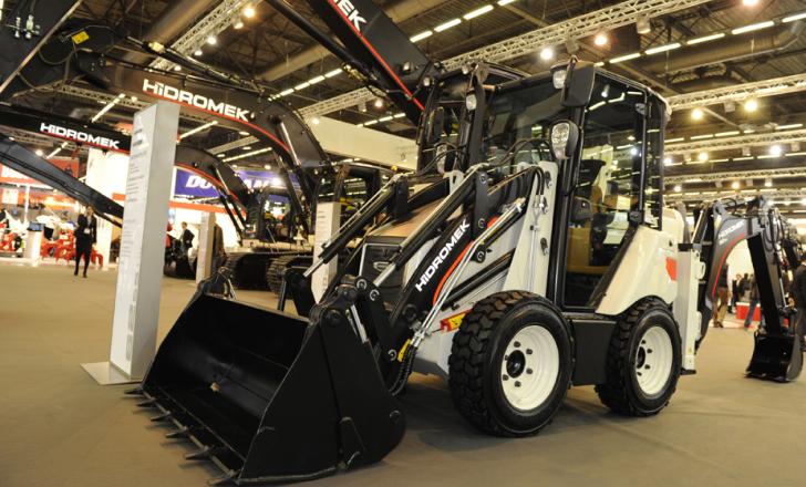 Hidromek HMK62SS Backhoe Loader LIVE at INTERMAT 2012 IN A 12 Hidromek_HMK62SS