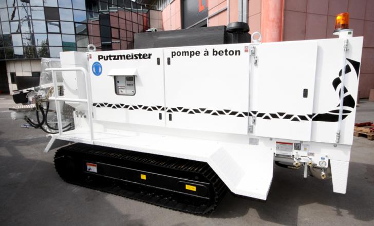 Putzmeister BSC-1409D concrete pump LIVE at INTERMAT 2012 Putzmeister_BSC-1409D