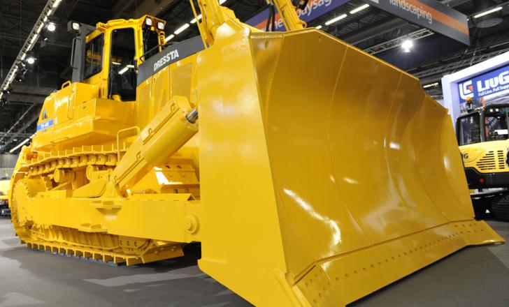 LiuGong Dressta’s TD-40E dozer, one of three on show Liugong TD-40E