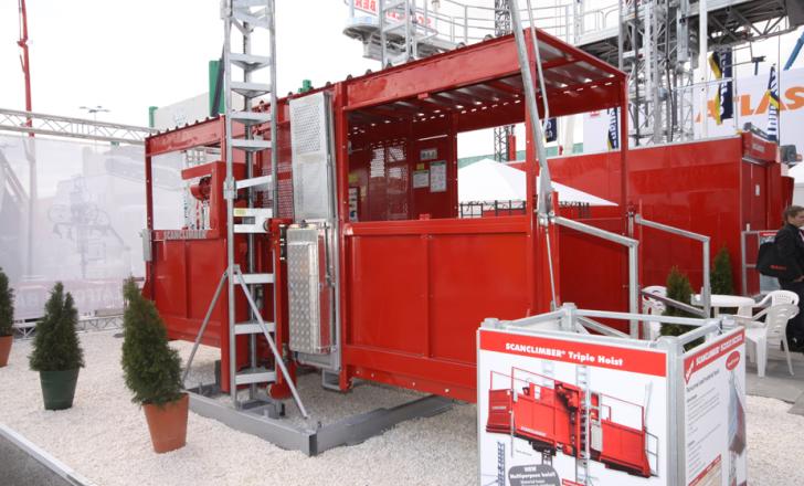 Scanclimber Triple Hoist live at INTERMAT IN A 12 Scanclimber_Triple Hoist_001