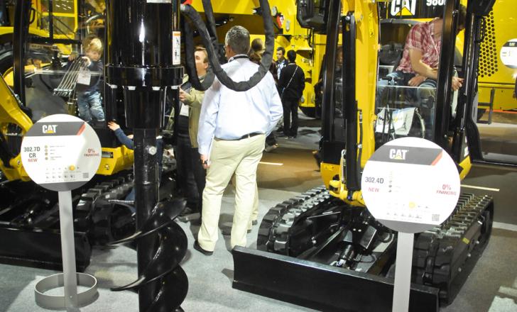 Cat’s latest mini excavators include the 301.7D and 302.4D Cat 302.4D