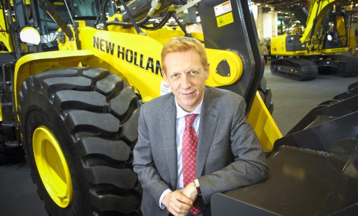 Mario Gasparri president of CNH Construction Equipment New Holland Boss Mario Gasparri