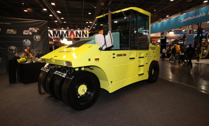 Ammann AP 240 H roller, live at INTERMAT 2012 Ammann AP 240 H roller, live at INTERMAT 2012