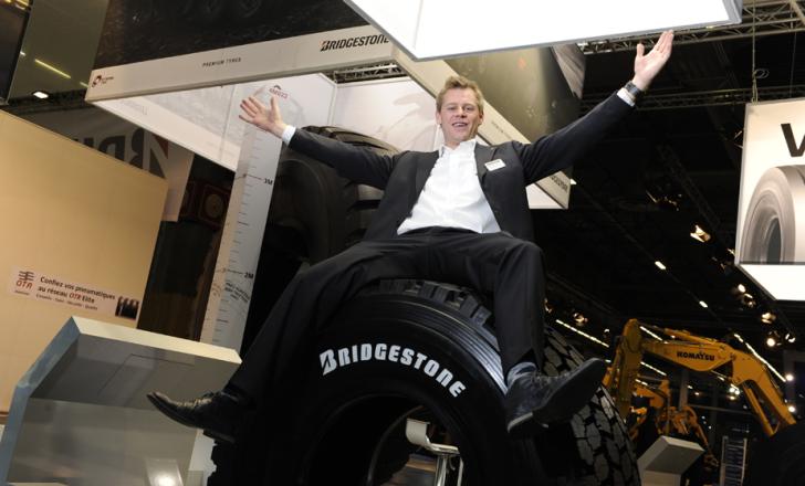 Sitting pretty: Bridgestone senior analyst stijin Verstraete of Bridgestone Bridgestone