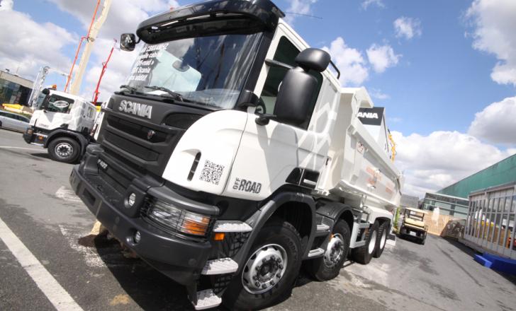 Scania has adapted its trucks for off road applications. Scania off-road