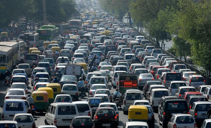 Delhi has need of some form of traffic control as its vehicle population has doubled to 6.8 million in just five years. PICTURE: Neeraj Singh. Delhi has need of some form of traffic control as its vehicle population has doubled to 6.8 million in just five years. PICTURE: Neeraj Singh.