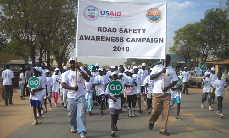 The IRF has given one of its awards for excellence to the road safety programme in Sudan funded by USAID M 12 P11
