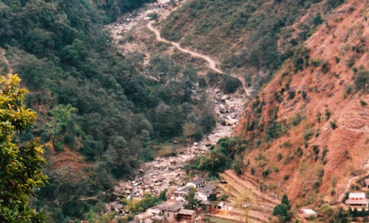 Nepal is investing in roads and hopes to boost safety. Picture: Nick Goodwin road in Kathmandu valley