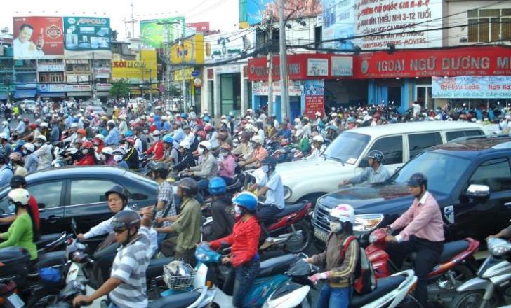 Congestion is a major problem in Vietnam's cities (Picture: Mitchell Holder) Congestion is a major problem in Vietnam's cities (Picture: Mitchell Holder)