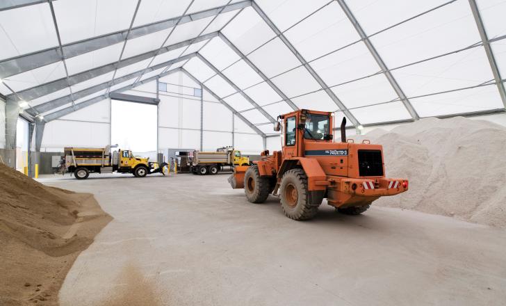 Legacy Building Solutions two new salt storage and winter de-icing operation facilities for the Indiana Department of Transportation (INDOT) in the United States provide each site with a 2,993tonne salt storage capacity
Legacy Solutions salt storage