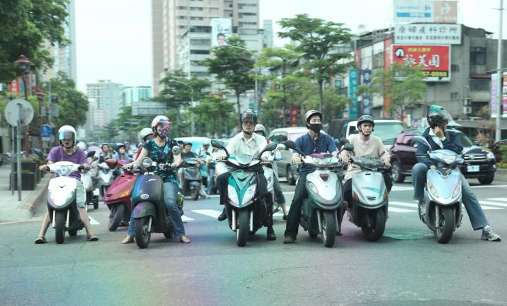 Pic: Sid Penance Taiwan scooters