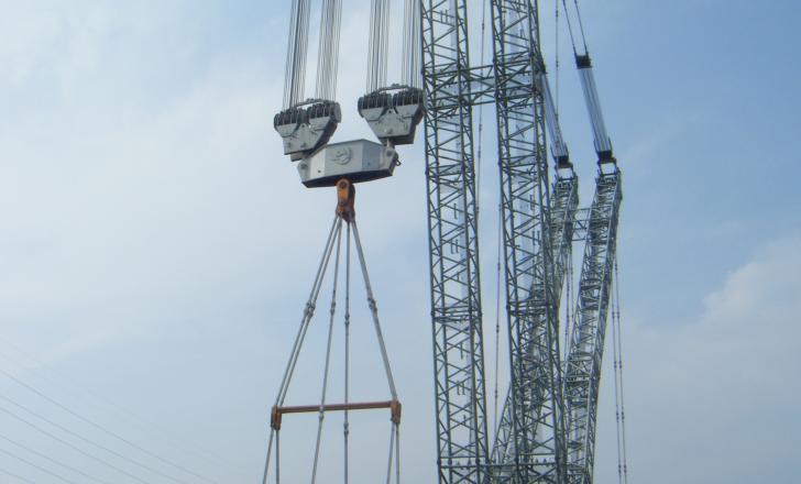 Zoomlion has been carrying out testing of its massive 3,200tonne capacity crawler crane
Zoomlion crawler crane
