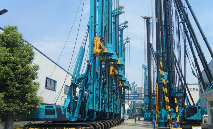 Manufacture of Sunward’s piling equipment will move to a new facility on the outskirts of the city as the existing plant pictured has now reached capacity Sunward’s piling equipment